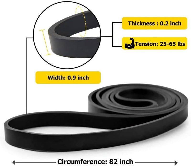 ROSAPOAR Resistance Band Pull up Band Fitness Exercise Bands Natural Latex for Workout Body Stretch Powerlifting Band Fitness Sport Training at Home/The Gym - Image 2
